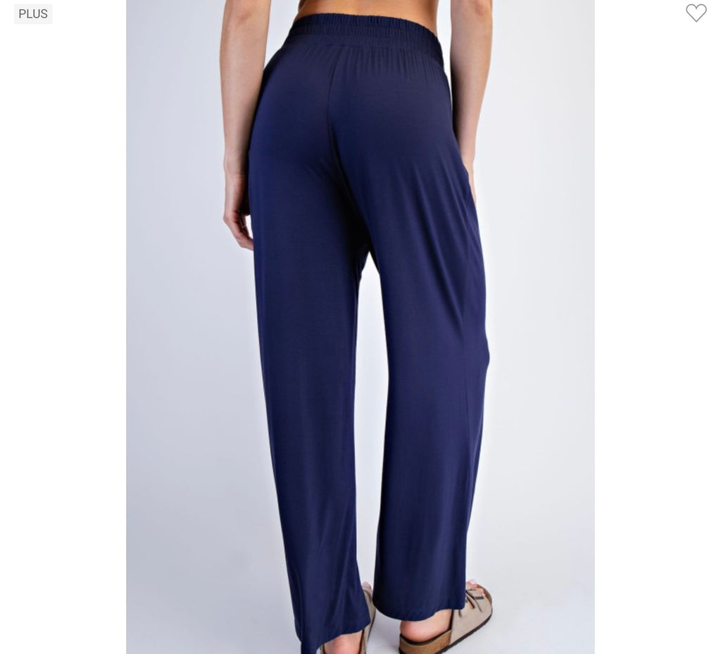 Women’s High-Waist Modal Cropped Wide Leg Pants