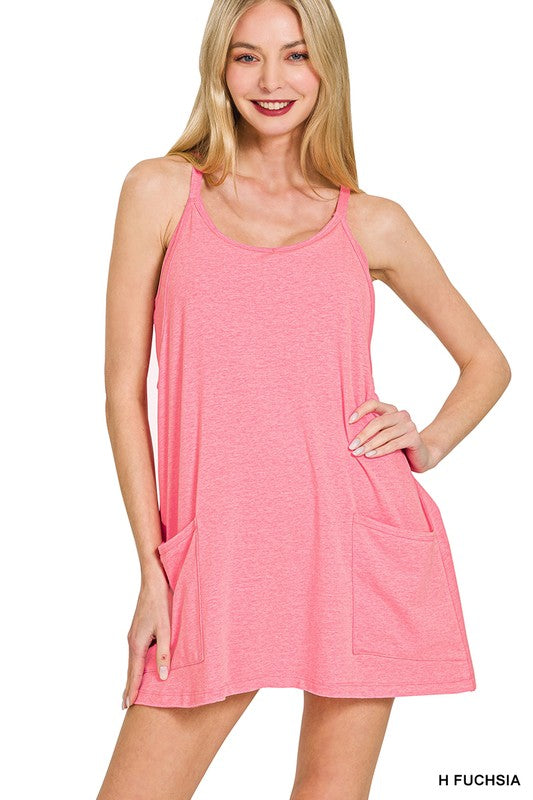 Mini Dress With Built-in Romper Liner