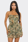 Printed Mini Tube Dress