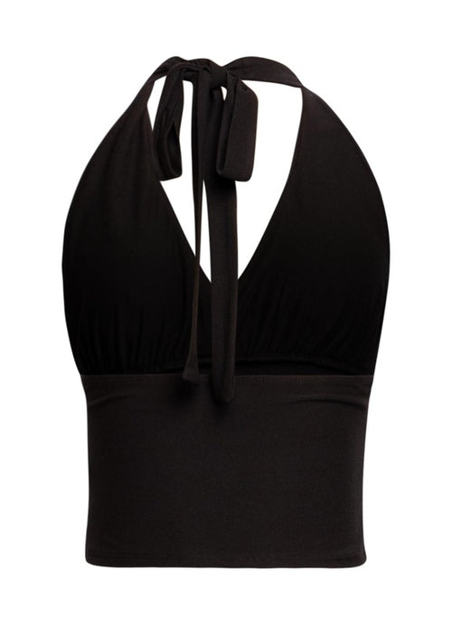 Brushed Halter Crop Top