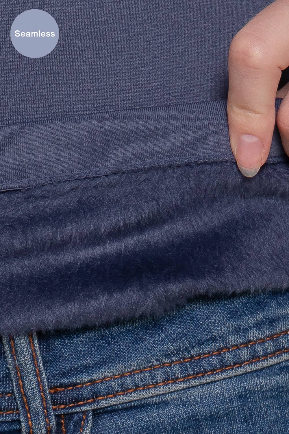 Long Sleeve Crew Neck Inner Seamless Top