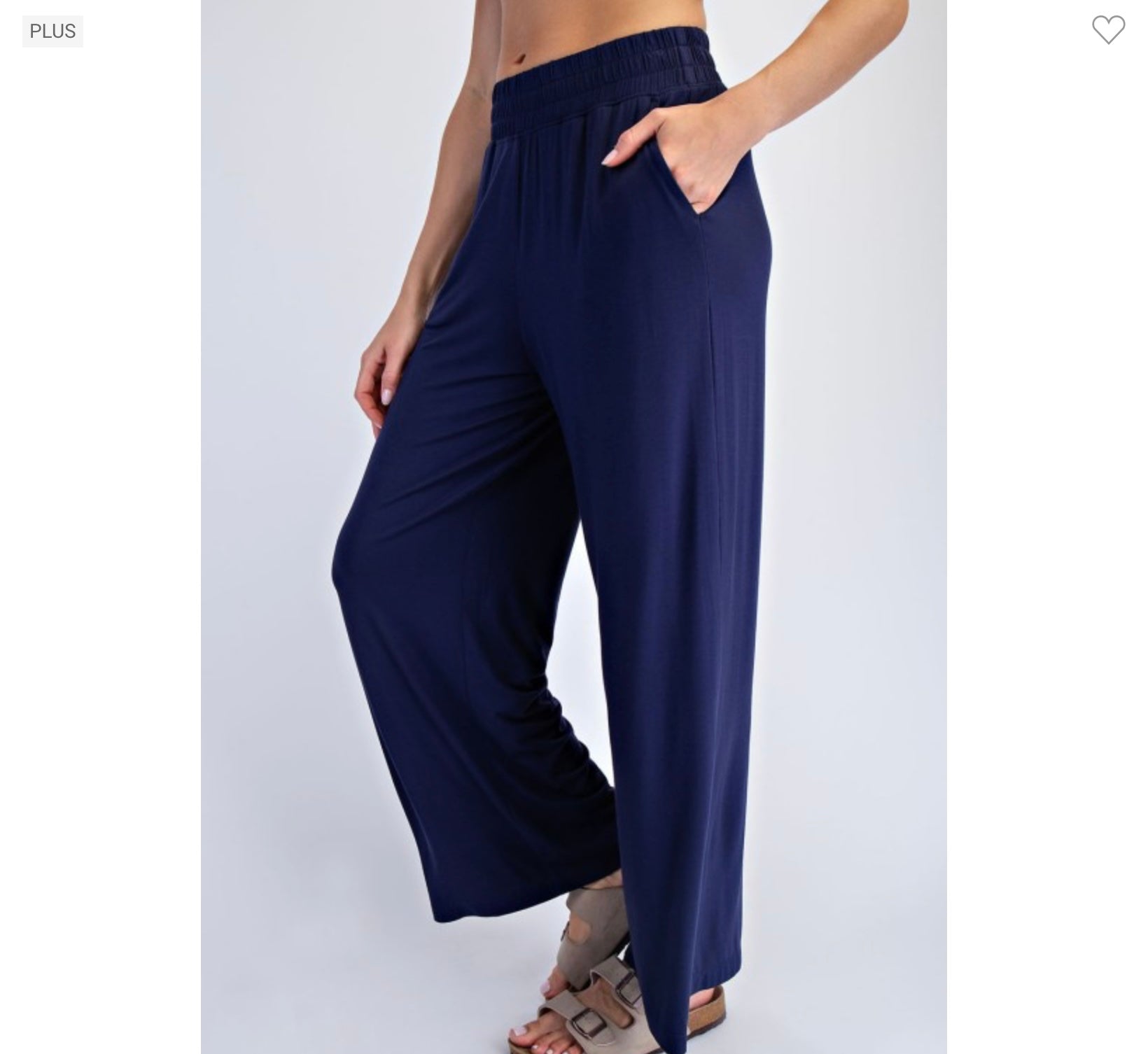 Women’s High-Waist Modal Cropped Wide Leg Pants