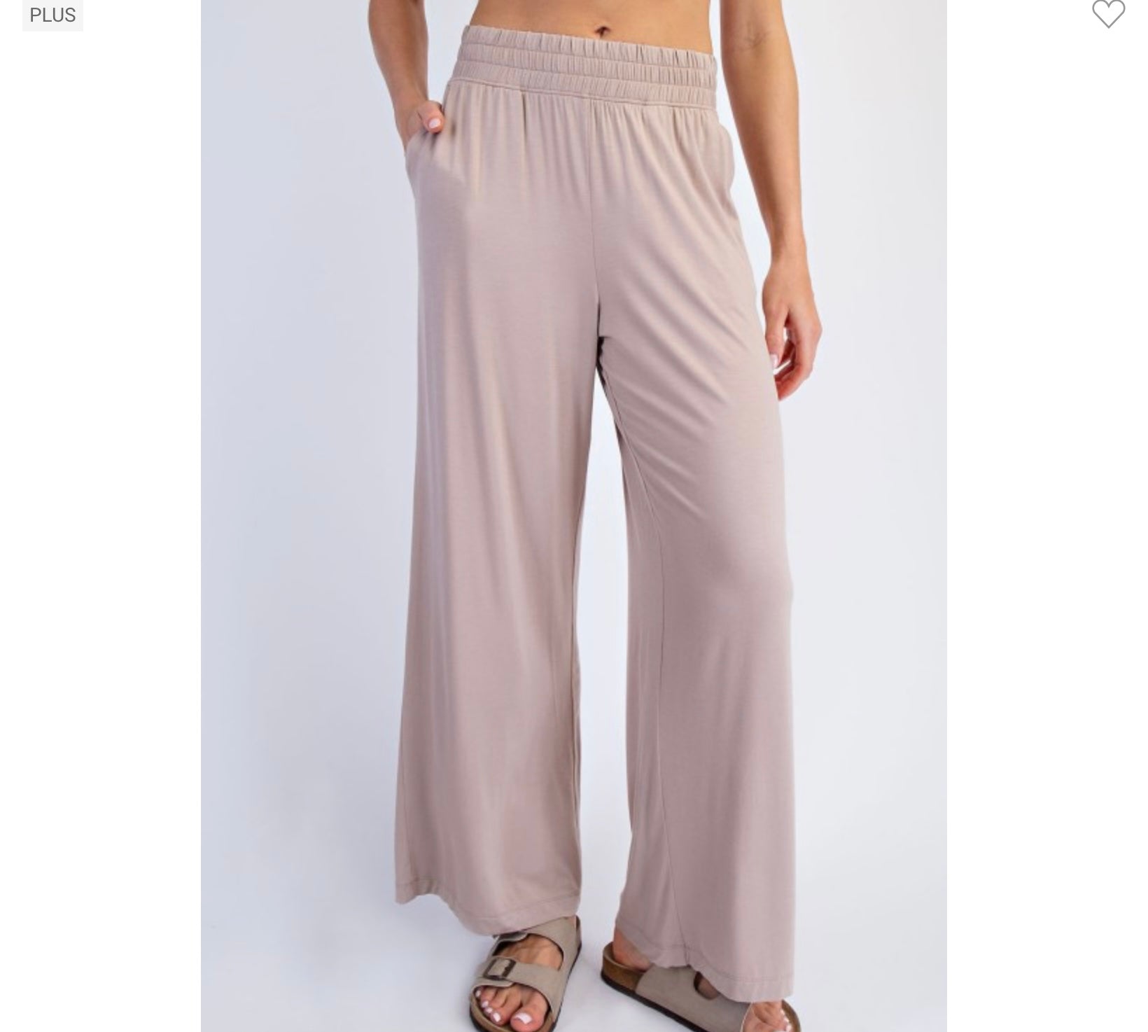 Women’s High-Waist Modal Cropped Wide Leg Pants