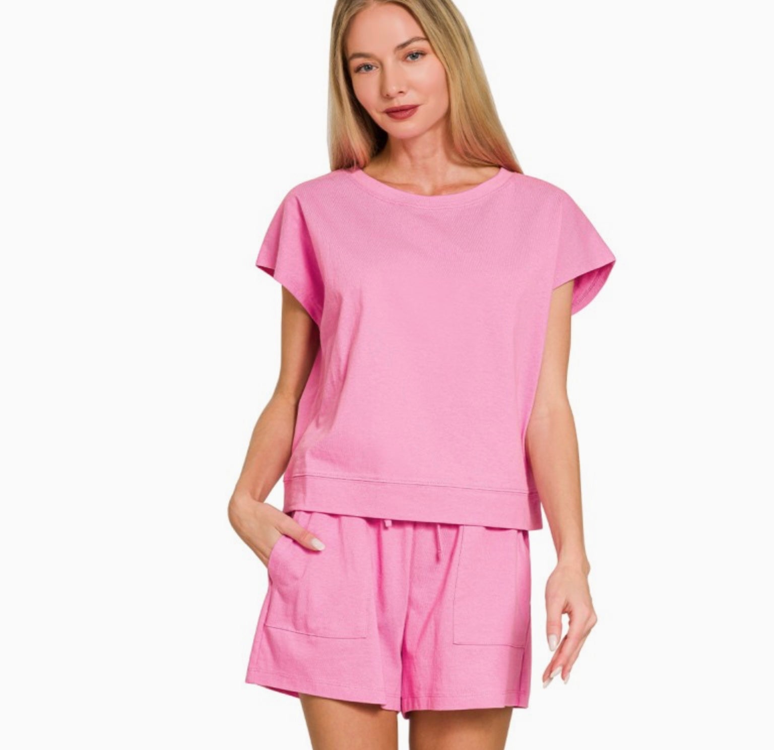 Cozy Premium Cotton Top & Shorts Set