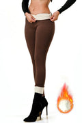 Lambskin Thermal Fur Lined Winter Leggings