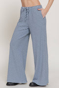 Stripe Varigated Rib Vest and Pants Set