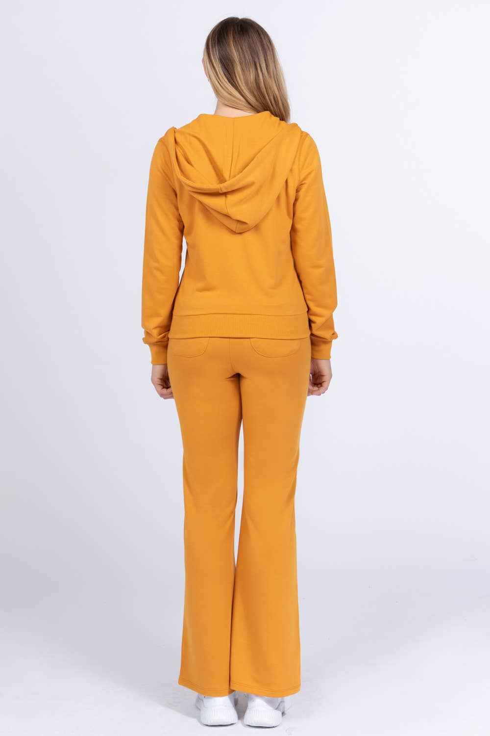 Long Sleeve Hoodie Jacket & Pants Sweatsuit Set